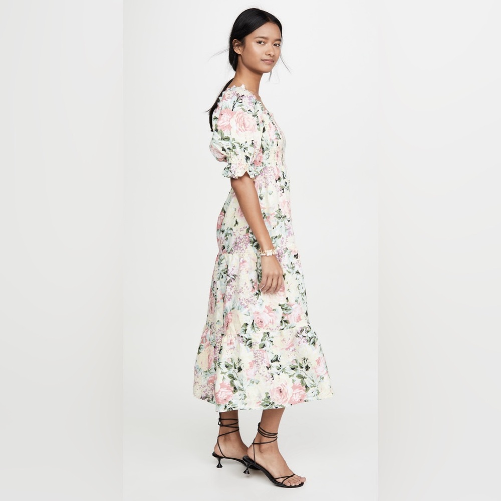 FAITHFULL THE BRAND De Christin Midi Dress Venissa Floral - Picture 12 of 15